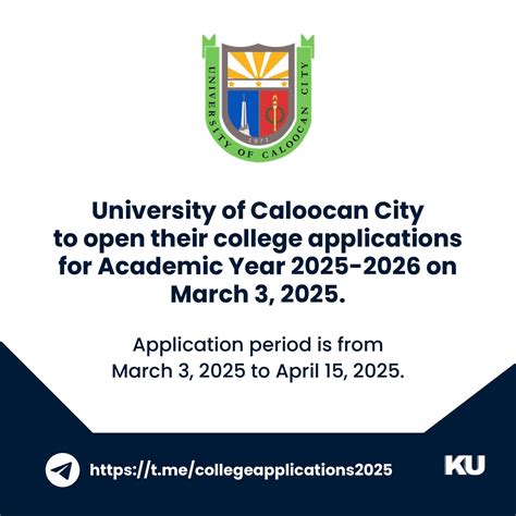 University of Caloocan City: Admissions Requirements .